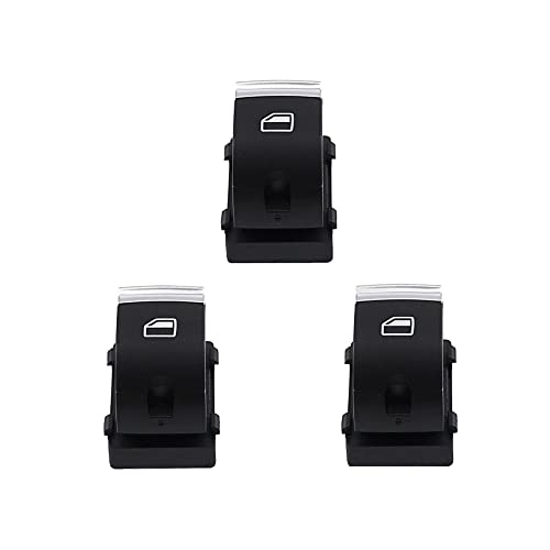 Fensterschalter Auto Elektrische Master Power Fensterheber Control Schalter Für A3 A4 S4 RS4 A6 S6 RS6 Q7 8P1 8PA 4F0959851H 4F0959855B Elektrische Fensterheber(4F0959855B-3PCS) von ENLIGMA