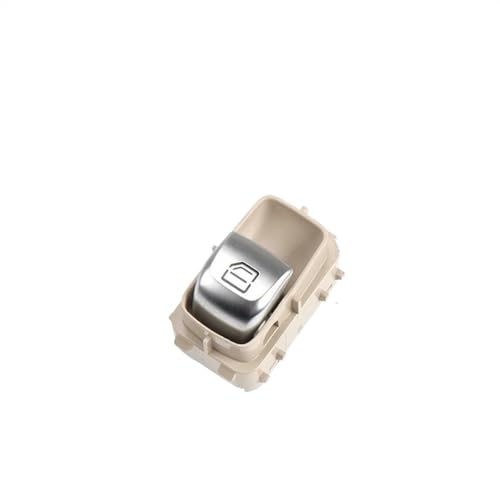 Fensterschalter Auto Fenster Control Schalter Für CE GLC-Klasse W205 W253 W213 2229501904 Mit Chrom Heber Taste Montage Elektrische Fensterheber(Beige) von ENLIGMA