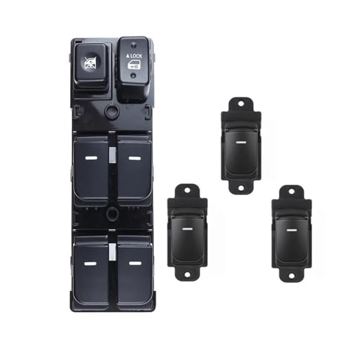 Fensterschalter Elektrischer Fensterheber-Steuerschalter Für Kia Für Forte Für Cerato 2010 2011 2012 Auto Auto 93570-1X000 93580-1X000 Elektrische Fensterheber(11 Star Yellow) von ENLIGMA