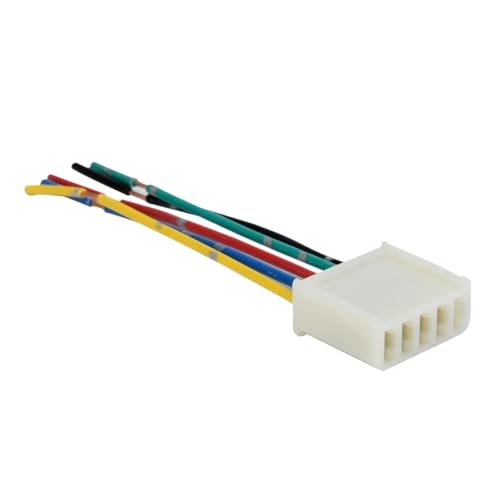 Fensterschalter Universal Auto Fensterheber Schalter Hebe Schalter 5 Pin DC 12V 20A Blau/Rot Licht Farbe Und Harness Elektrische Fensterheber(Harness Only) von ENLIGMA