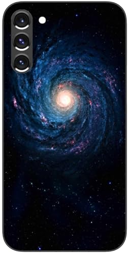 Kompatibel mit Samsung Galaxy S22 | Galaxy S22 5G Hülle Universum Weltraum Milchstraße 542 Weiche Stoßfeste Slim Silikon TPU Schutzhülle Schwarz von ENOAIR