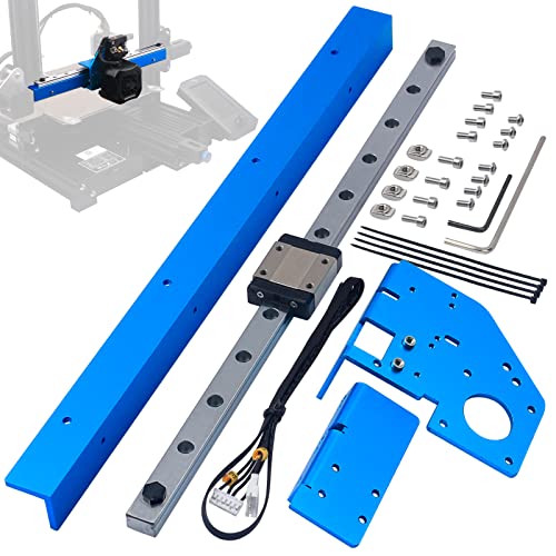 ENOMAKER Ender 3 Upgrade Linearschienenführungs-Kit X-Achse mit Direktantriebs-Extruderhalterung, MGN12C Kugellager, Edelstahl-Führungsschieber, verbessert die Geschwindigkeit für Creality Ender 3 Pro von ENOMAKER