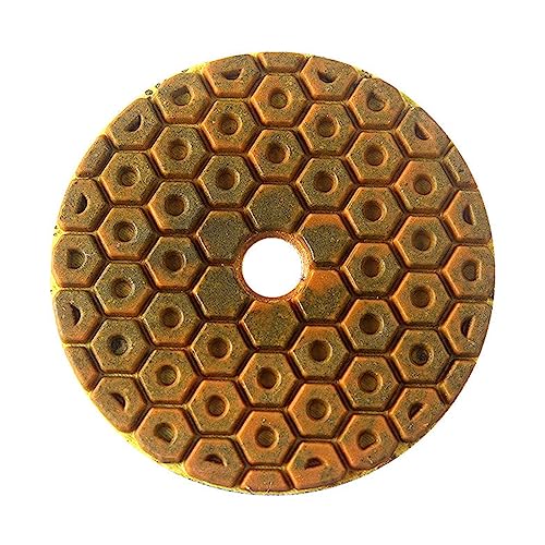 Diamant-Polierpads, 1 Stück 4-Zoll-Trockenpolierpad, scharfes flexibles Diamant-Polierpad for Granit, Marmor, Stein, Schleifscheibe(50) von ENSDIEPLS
