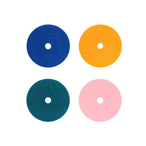 Diamant-Polierpads, 1 stück Diamant Trockenpolierpad 4 Zoll 50-6000 Körnung Schleifscheibe for Fliesen Marmor Granit Flexible Stein Keramik Polieren(4Inch 100) von ENSDIEPLS