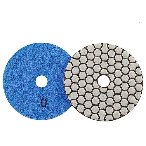 Diamant-Polierpads, 4-Zoll-Diamant-Trockenpolierpad, scharfe, flexible Schleifscheibe for Granit-Marmor, Werkzeugzubehör(0=50) von ENSDIEPLS