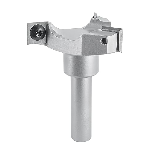 ENT 20459 Wendeplatten Planfräser Schaft (S) 12 mm, Durchmesser (D) 59 mm, NL 12 mm, dreischneidig, in Hartmetall (HW), für die Oberfräse von ENT European Norm Tools
