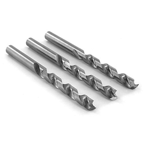 ENT 50075 Holzbohrer Ø 7,5 mm im 3er-Pack, HSS-G mit Zentrierspitze und Vorschneider, Nutzlänge 63 mm, Gesamtlänge 108 mm - geschliffene Premium HSS Holzspiralbohrer von ENT European Norm Tools