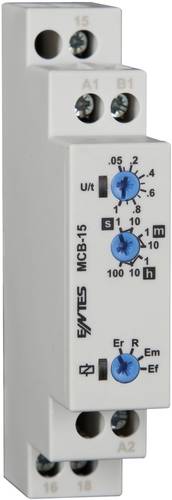 ENTES 101577 MCB-15 Zeitrelais Multifunktional 1 St. Zeitbereich: 0.05s - 100h 1 Wechsler von ENTES