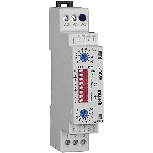 ENTES 101585 MCB-9 Zeitrelais Multifunktional 24 V/DC, 24 V/AC, 230 V/AC 1 St. Zeitbereich: 0.1s - 3 ENTES 101585 MCB-9 Zeitrelais Multifunktional 24 V/DC, 24 V/AC, 230 V/AC 1 St. Zeitbereich: 0.1s - 3 von ENTES