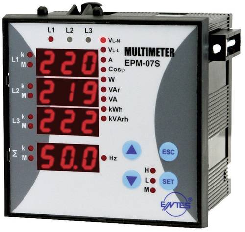 ENTES EPM-07S-96 Netz-Analysegerät 1phasig, 3phasig von ENTES
