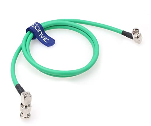 EONVIC Neutrik BNC Koaxialkabel HD SDI Kabel CCTV Kamera Überwachungskabel für 4K CCTV Signal Videokamera (3.28ft/1M, Green) von EONVIC