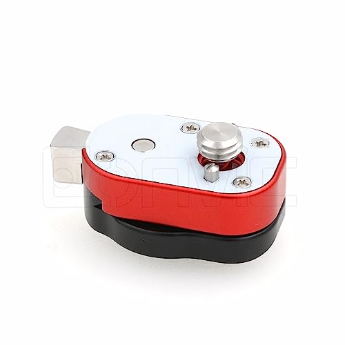 Eonvic 3/8 Zoll Schrauben Mini Schnellwechselplatte Lock Mount für ARRI RED Kamera Monitor Kamera Stativ LCD Monitor Magic Arm (rot) von EONVIC