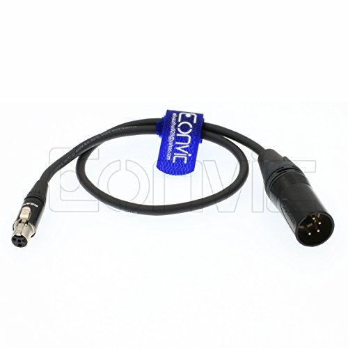 Eonvic 4 Pin XLR Male to Mini XLR 4 Pin Female Power Cable for Tvlogic 5.5' 5.6' Monitor von EONVIC