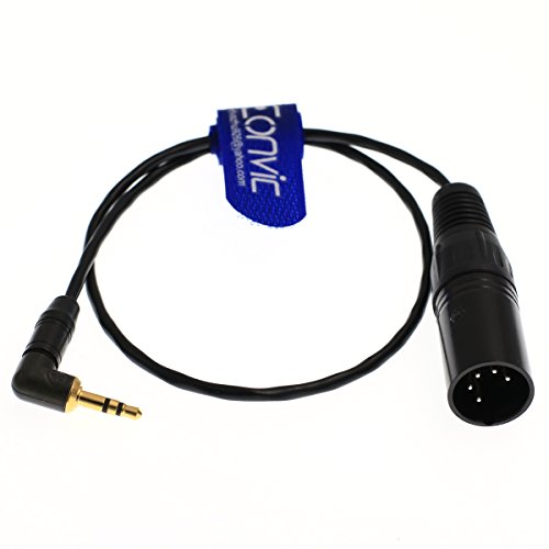 Eonvic 5-poliger XLR-Stecker an 3,5-mm-Stereo-Stecker-Audiokabel für ARRI XT von EONVIC