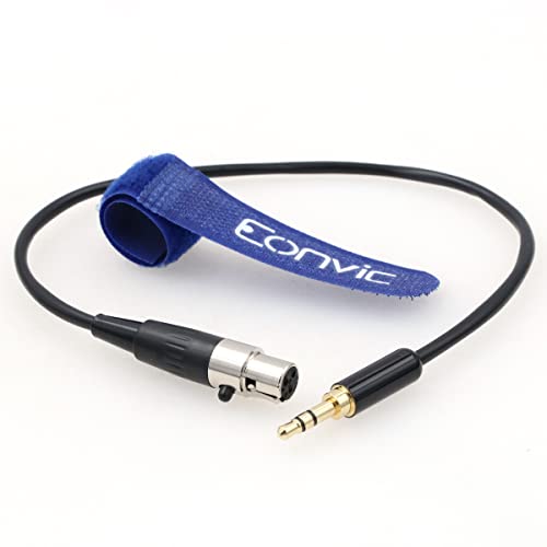 Eonvic 3,5 mm TRS-Stecker auf 3-polige Mini-XLR-Buchse, Audiokabel für AKG-Kopfhörer, 30 cm 30cm/12''inch von EONVIC