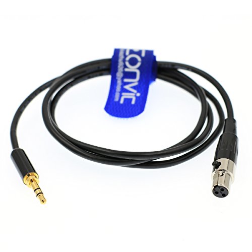 Eonvic Audiokabel 3,5 mm und 1/8 Zoll TRS auf 3-poligen Mini-XLR, Audiokabel für Kopfhörer AKG K7XX von EONVIC