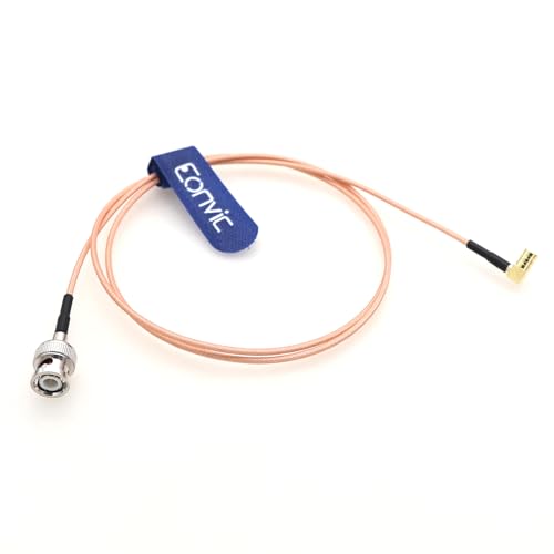 Eonvic BNC-Stecker auf SMB-Buchse RF RG316 50 Ohm Koaxial-Signalkabel, 1 m von EONVIC