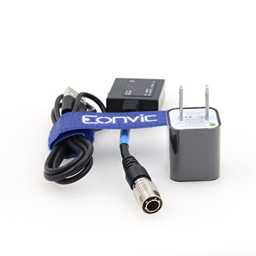 Eonvic Bluetooth-Adapter für Totalstationen Hirose 6-poliger Bluetooth-Adapter mit USB-Übertragungsdatenkabel für TOPCON/SOKKIA-Totalstationen von EONVIC