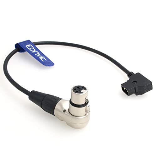 Eonvic D-Tap auf Original XLR 4-polige Buchse rechtwinkliges Stromkabel für DSLR Camcorder Kamera Monitor von EONVIC
