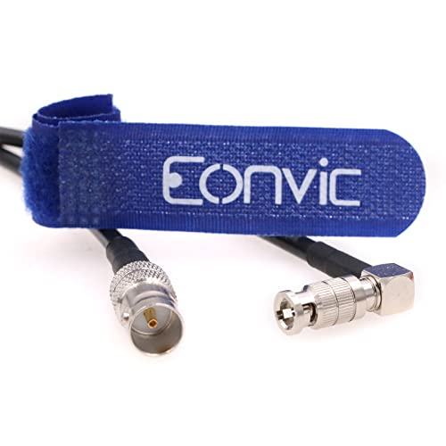 Eonvic HD-SDI-Kabel mit hoher Dichte für Blackmagic Video Assist rechtwinkliger Micro BNC Stecker auf Standard BNC Buchse von EONVIC