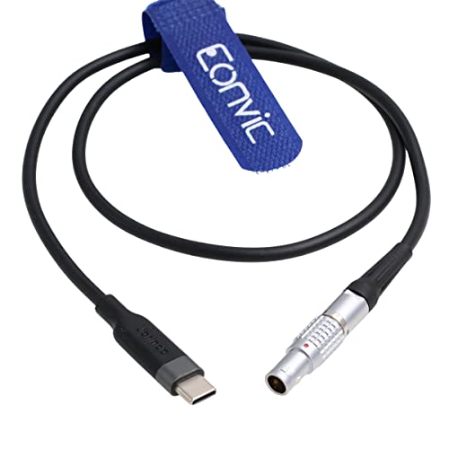 Eonvic PD USB C rechtwinklig auf 2 Pin Schnellladekabel für Tilta Teradek SmallHD Z-CAM Kameras kabellose Videoübertragung Netzteil (gerade) von EONVIC
