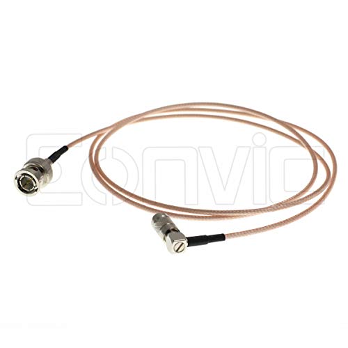 Eonvic RG179 75 Ohm SDI Pigtail Kabel für Blackmagic BNC Stecker auf 1,0/2,3 DIN Stecker von EONVIC