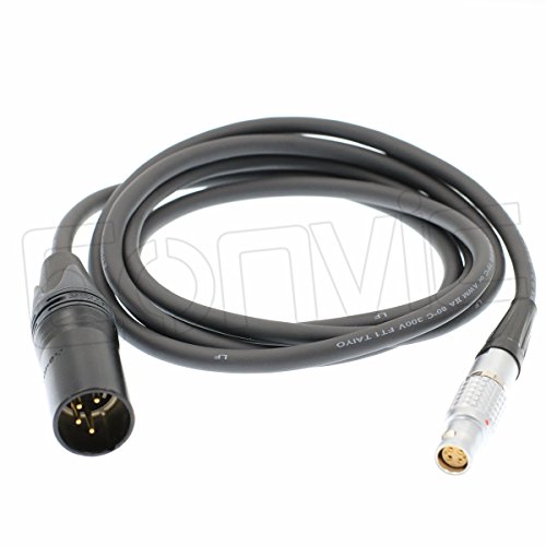 eonvic 4-poligen XLR Stecker zu 6 Pin weiblich 1B Power Kabel für rot Scarlet & Epic von EONVIC