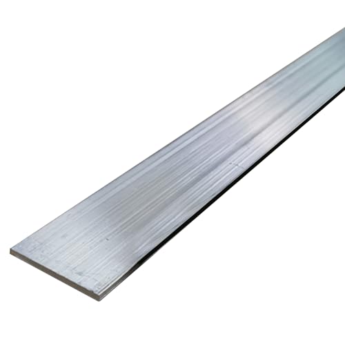 Quadratische Aluminium-Flachstange, Aluminium-Flachstange, Aluminiumstangenplatte, 11,8 Zoll lang, Dicke: 10 mm, Breite: 30 mm (Dicke: 12 mm, Breite: 50 mm)(Thick:12mm,Width:80mm) von EPASHA