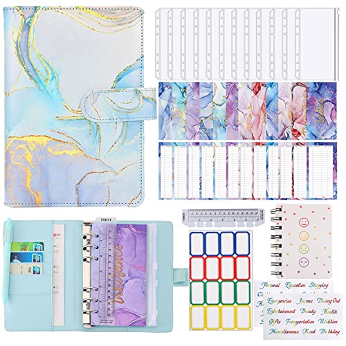 Budget Planner A6,Spar Challenge Für Budgetplaner,Geld Organizer Beginner Binder,Geld Sparen Mappe Binder,Cash Sparbuch von EPFHR