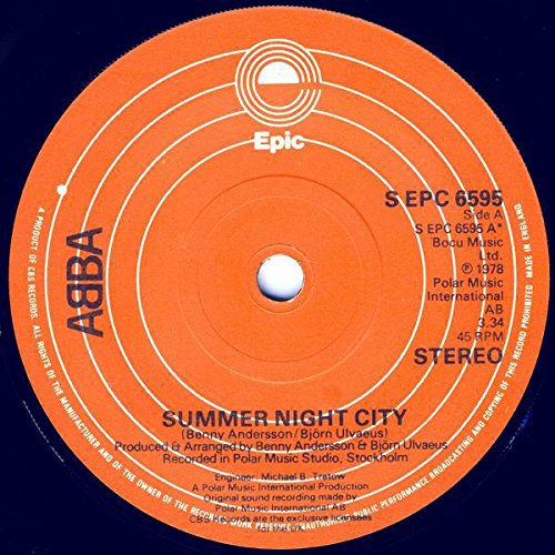 ABBA - SUMMER NIGHT CITY - 7" VINYL von EPIC