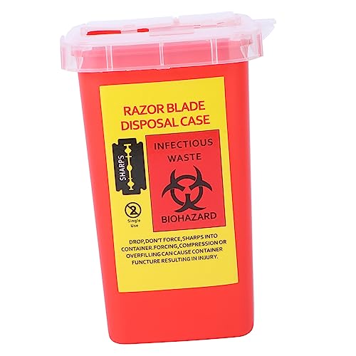 EPIGEIST 1 Stück Klingen-recycling-box Rasierapparat Entsorgungsbehälter Für Rasierer Rasierhobel Entsorgen Rasierer Entsorgung Fall Container Entsorgungshalter Sicherheitsfall Rot EPIGEIST 1 Stück Klingen-recycling-box Rasierapparat Entsorgungsbehälter Für Rasierer Rasierhobel Entsorgen Rasierer Entsorgung Fall Container Entsorgungshalter Sicherheitsfall Rot von EPIGEIST