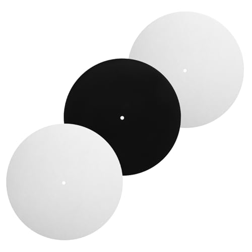 EPIGEIST 3-teiliges Slipmat Aus Wolle Für Schallplatten: 12-zoll-plattenspielermatte Aus Antistatischem Filz – Geräuschreduzierende Plattentellermatte – Schutzpolster Für Plattenspieler EPIGEIST 3-teiliges Slipmat Aus Wolle Für Schallplatten: 12-zoll-plattenspielermatte Aus Antistatischem Filz – Geräuschreduzierende Plattentellermatte – Schutzpolster Für Plattenspieler von EPIGEIST