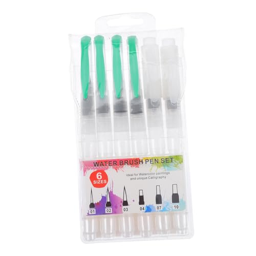 EPIGEIST 6Stücke Wasserfarbstifte Kalligraphie Stifte mit Wassertank Pinselstifte für Malerei Hand Malereibürste für Aquarell und Zeichnungen für Zuhause und Reisen EPIGEIST 6Stücke Wasserfarbstifte Kalligraphie Stifte mit Wassertank Pinselstifte für Malerei Hand Malereibürste für Aquarell und Zeichnungen für Zuhause und Reisen von EPIGEIST