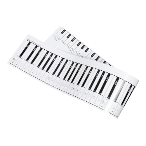 EPIGEIST Piano Tastatur Papierdiagramm für Tasten Abnehmbares Klavier Hinweis Diagramm für Anfänger Wasserdichtes und Staubdichtes Design Effektive Lernhilfe für Studenten EPIGEIST Piano Tastatur Papierdiagramm für Tasten Abnehmbares Klavier Hinweis Diagramm für Anfänger Wasserdichtes und Staubdichtes Design Effektive Lernhilfe für Studenten von EPIGEIST