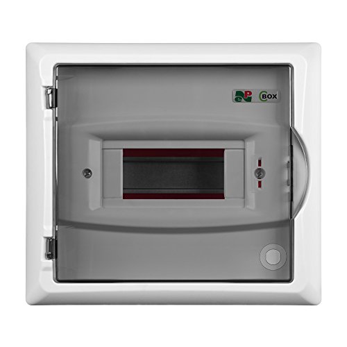 Sicherungskasten EPN 2511-01 Verteilerkasten 6 Module, Unterputz, IP40, Kleinverteiler Unterputzverteiler Verteiler, Weiß, 1 von EPN