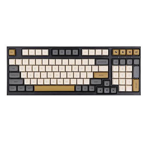 EPOMAKER Dawn 124 Tasten XDA Profil Farbsublimation PBT Tastenkappen Set für mechanische Gaming-Tastatur, kompatibel mit Cherry/Gateron/Otemu/Kailh Switch (XDA Profille, Dawn) von EPOMAKER