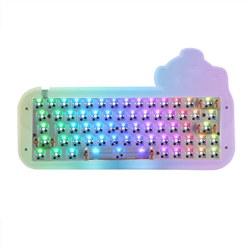 EPOMAKER Mini Panda 64 60% Hot Swappable Acryl RGB Wired Mechanical Gaming DIY Keyboard Kit VIA Programmierbar von EPOMAKER