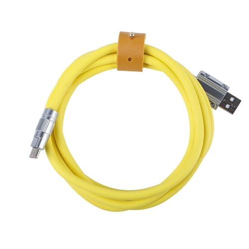 EPOMAKER RT100 USB-C Keyboard Cable, Type A - C Detachable Mechanical Gaming Keyboard Cable for Mac/Win/Gamers (Yellow, RT100 Cable) von EPOMAKER