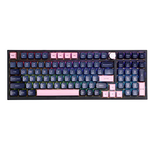 EPOMAKER Skyloong GK980 98-TastenLite-Dichtungshalterung, Hot-Swap-fähiges RGB Beleuchtet Dreifach-Modus Programmierbare mechanische Tastatur mit einem Knopf für Windows/MacOS (Gateron Pro Yellow) von EPOMAKER