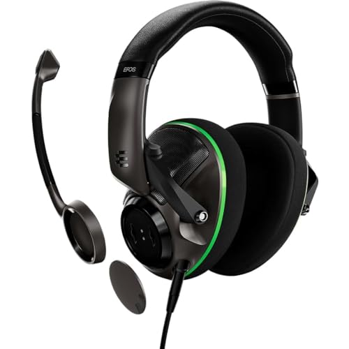 EPOS H6PRO Xbox Edition Kopfhörer | Kopfhörer mit Kabel mit offener Akkustik Designed for Xbox | Headset mit Kabel für PC, Mac, PS5™ PS4™ Xbox Series XIS, Xbox One und Nintendo Switch™ von EPOS Gaming