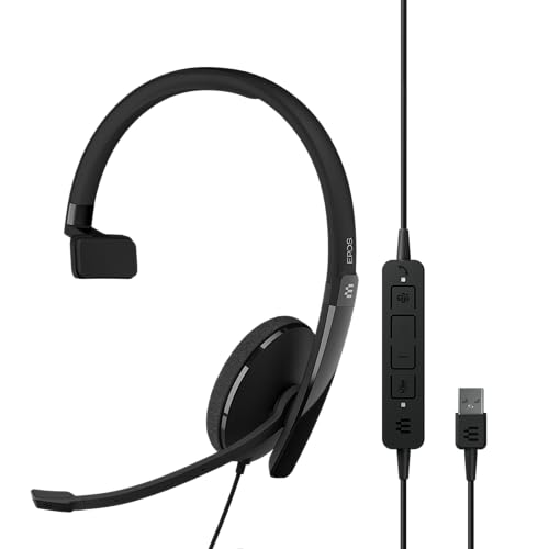EPOS Adapt 130T USB II Headset - Microsoft Teams Zertifiziert, UC-Optimiert, mit ANC und Geräuschunterdrückendem Mikrofon von EPOS