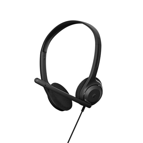 EPOS C1 Fortschrittliches Business-Headset mit USB-C-Konnektivität für Moderne Geräte, Verbesserte Audioqualität, Geräuschunterdrückung - Chrome-Zertifiziert, Connect Unterstützung, Black von EPOS