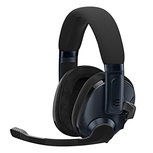 EPOS H3Pro Hybrid PC Gaming Headset mit Mikrofon - Geräuschunterdrückung - Anpassbar - Smart Button Audio Mixing als Bluetooth Kopfhörer und Gaming Suite Surround Sound Windows 10 (Schwarz), Black von EPOS