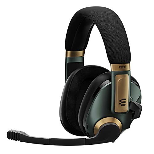 EPOS H3Pro Hybrid PC Gaming Headset mit Mikrofon - Geräuschunterdrückung - Anpassbar - Smart Button Audio Mixing als Bluetooth Kopfhörer und Gaming Suite Surround Sound Windows 10 (grün) von EPOS