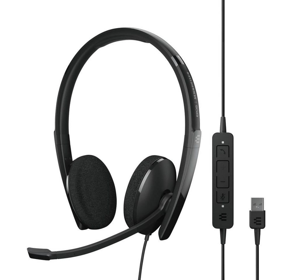 EPOS Headset ADAPT 160 USB-A II Kopfhörer (Lautstärkeregelung, Mikrofon-Stummschaltung) von EPOS