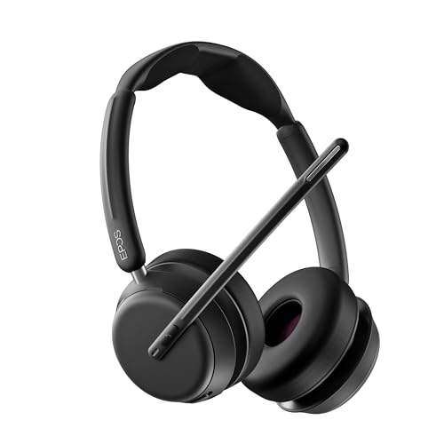 EPOS IMPACT 1061 Fortgeschrittenes Kabelloses Headset mit Mikrofon für PC - Beidseitig, EPOS AI Sprachklarheit, BrainAdapt Komfort, Hohe Haltbarkeit für den Langzeitgebrauch in dynamischen Büroumgebun von EPOS