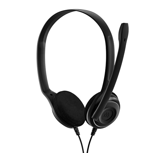 EPOS PC 8 USB On-Ear-Stereo Wired Headset mit Mikrofon, Kopfhörer mit Kabel, Inline-Lautstärke, Stummschaltung, Mikrofon-Rauschunterdrückung, Hochwertig, für Laptop, PC, Mac - Online-Anrufe Unterric EPOS PC 8 USB On-Ear-Stereo Wired Headset mit Mikrofon, Kopfhörer mit Kabel, Inline-Lautstärke, Stummschaltung, Mikrofon-Rauschunterdrückung, Hochwertig, für Laptop, PC, Mac - Online-Anrufe Unterric von EPOS