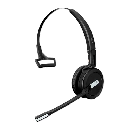 Sennheiser SENNHEISER Impact SDW 5011 Mono USB DECT-Headset inkl. DECT-Dongle (statt Basis) für PC mit Kopf-, Ohr- oder Nackenbügel, Schwarz, Standard von EPOS