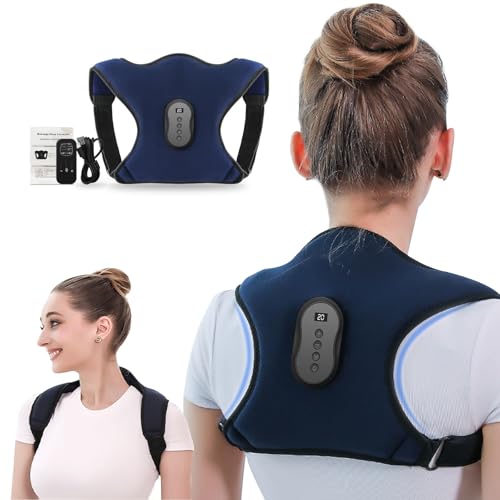 EPROICKS Haltungskorrektur Schulter Massagegerät mit Wärme, Posture Corrector Haltungstrainer-Gürtel Massagegerät 3 Heizstufen & 3 Vibrationsmassage für Schulter Nacken Rücken EPROICKS Haltungskorrektur Schulter Massagegerät mit Wärme, Posture Corrector Haltungstrainer-Gürtel Massagegerät 3 Heizstufen & 3 Vibrationsmassage für Schulter Nacken Rücken von EPROICKS