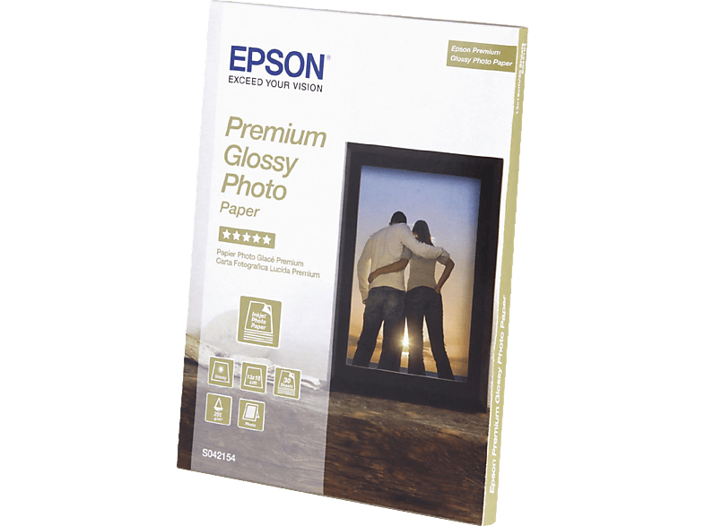 EPSON C13S042154 glänzendes Premium Einzelblattpapier 13 x 18 cm von EPSON